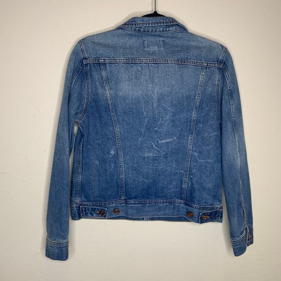 J. Crew Medium Wash Fitted Jean jacket Classic Sz Medium - Picture 7 of 9